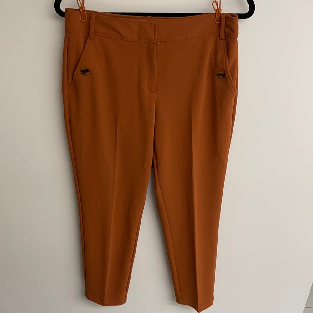 Calvin Klein size 8 rust slacks